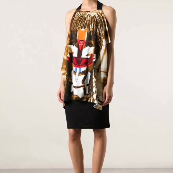 Givenchy Dresses & Skirts - Givenchy African Himba Robot Tribal Print Dress